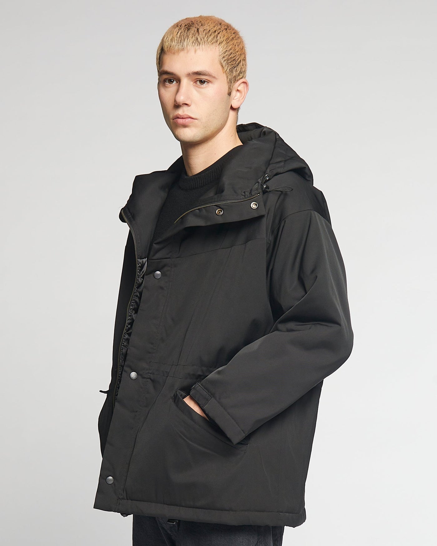 Thunder Jacket Techno Nylon Black