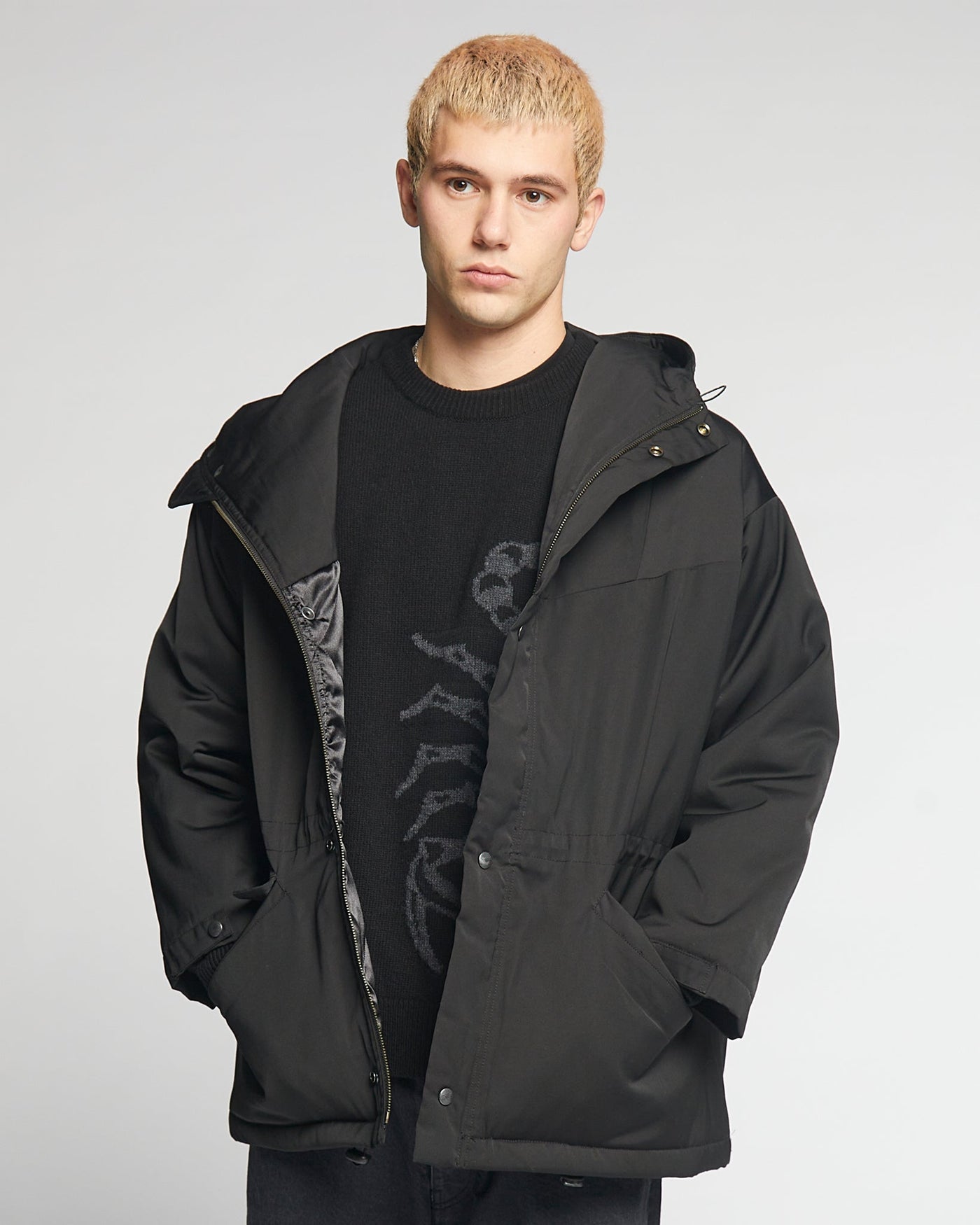 Thunder Jacket Techno Nylon Black
