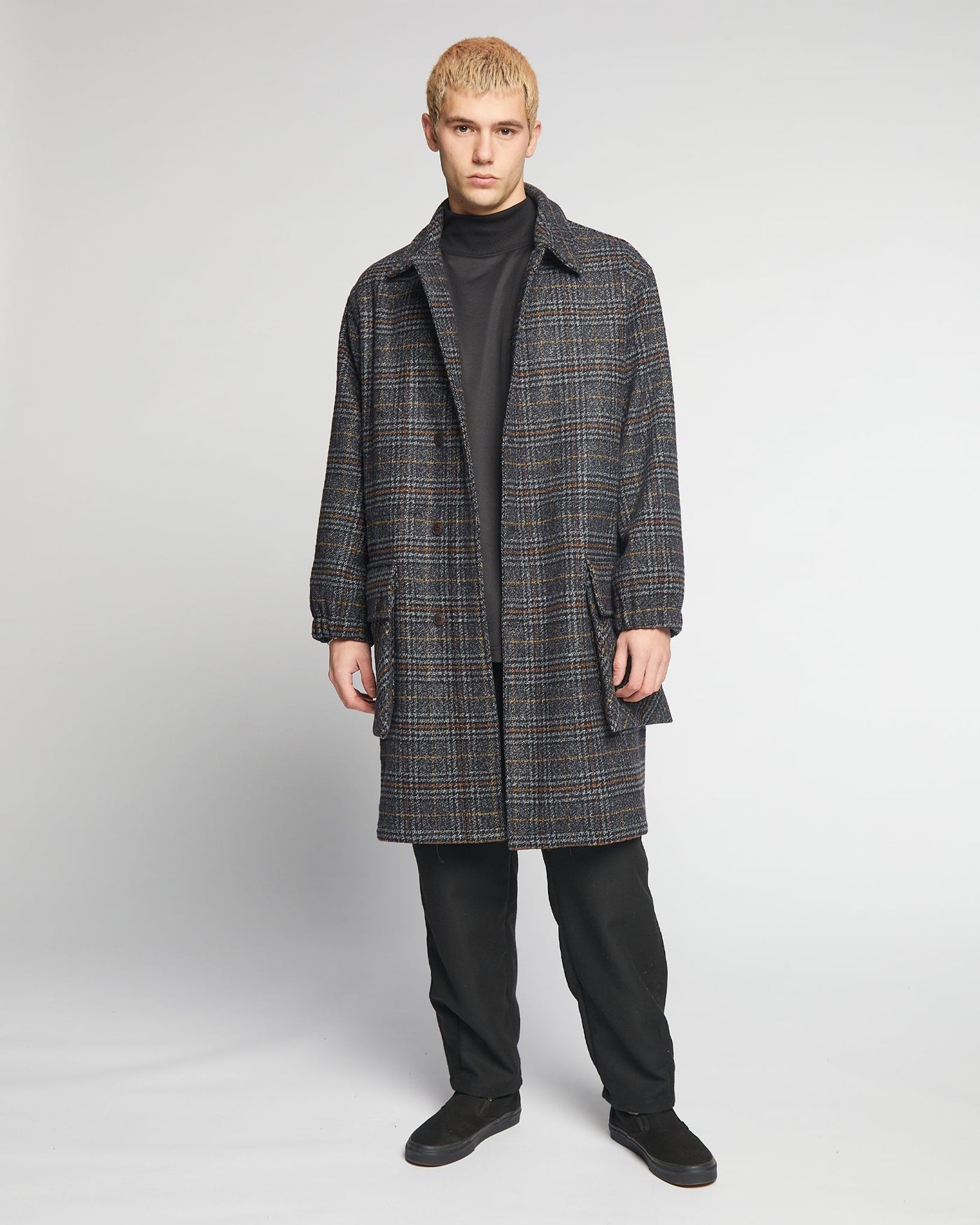 Field Coat Glasgow Check Navy