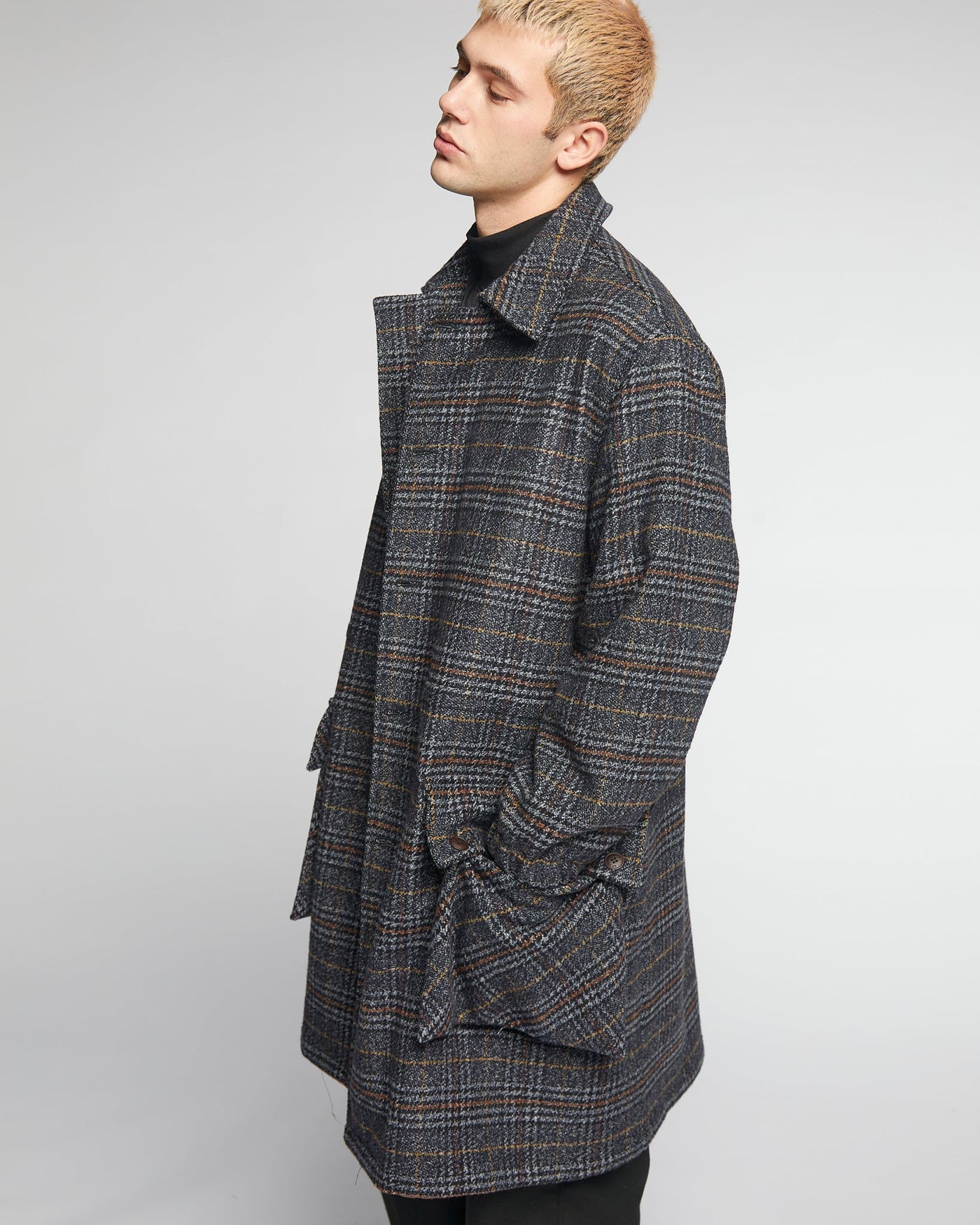 Field Coat Glasgow Check Navy
