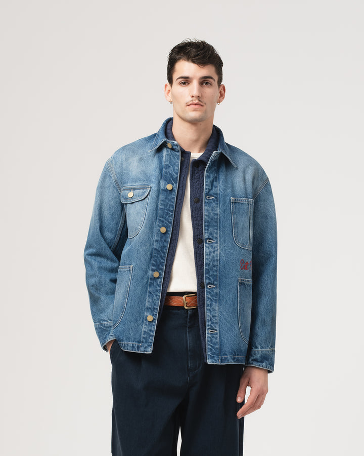 Alcatraz Jacket 15Oz Denim Indigo