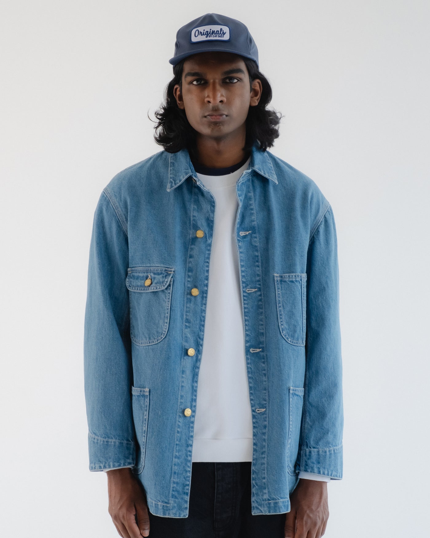 Alcatraz Jacket Salt Lake Denim Bleached Blue