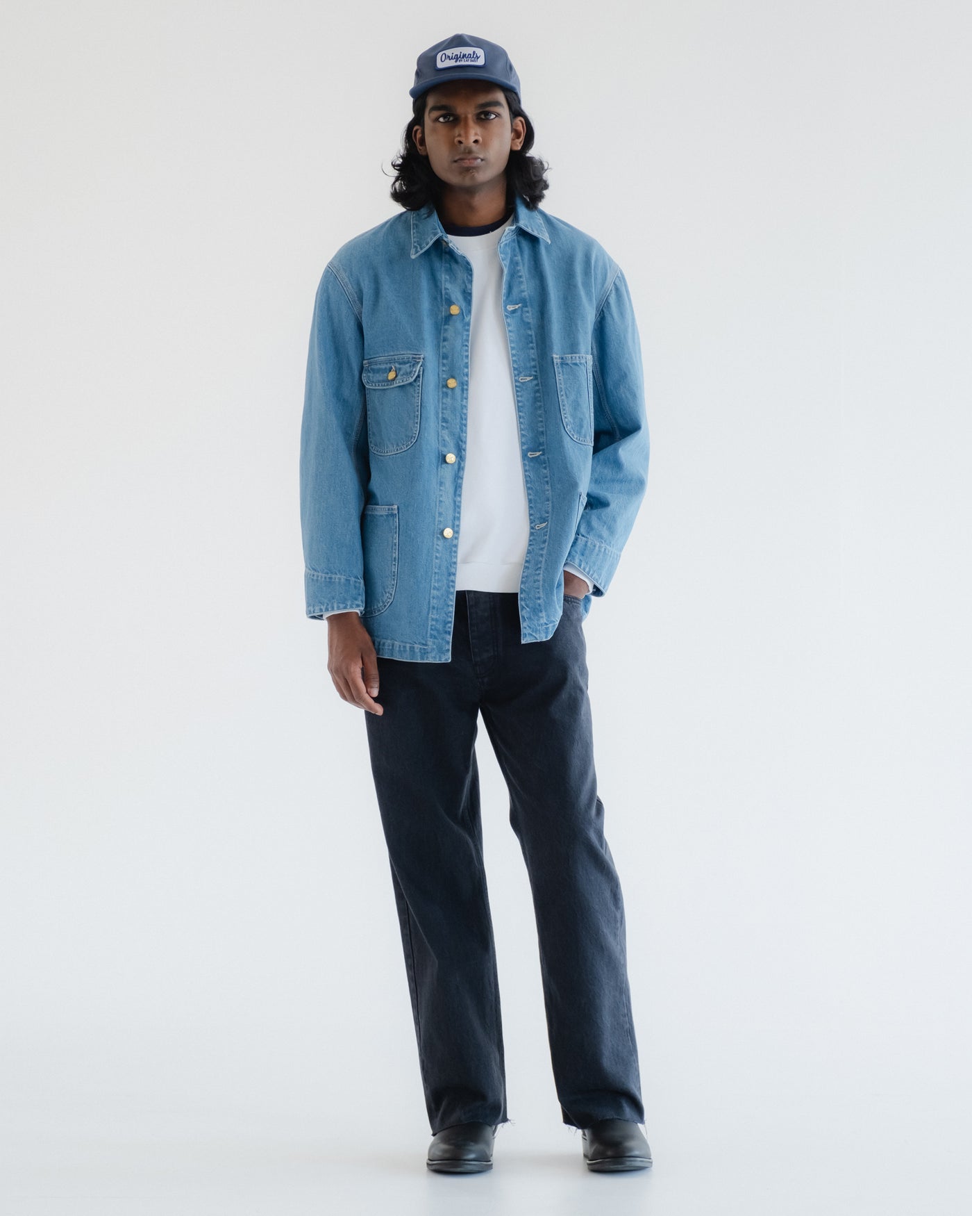 Alcatraz Jacket Salt Lake Denim Bleached Blue