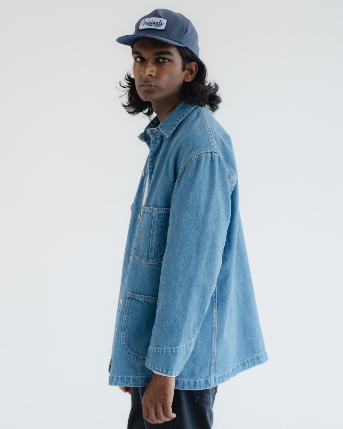 Alcatraz Jacket Salt Lake Denim Bleached Blue