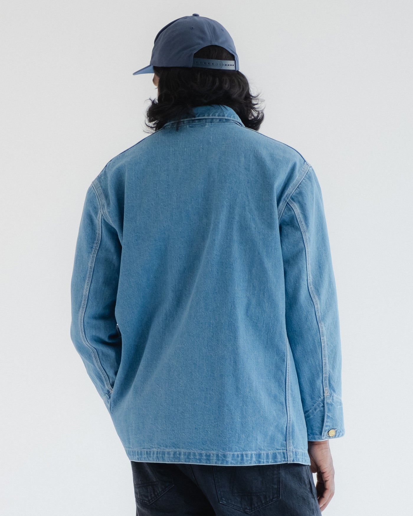Alcatraz Jacket Salt Lake Denim Bleached Blue