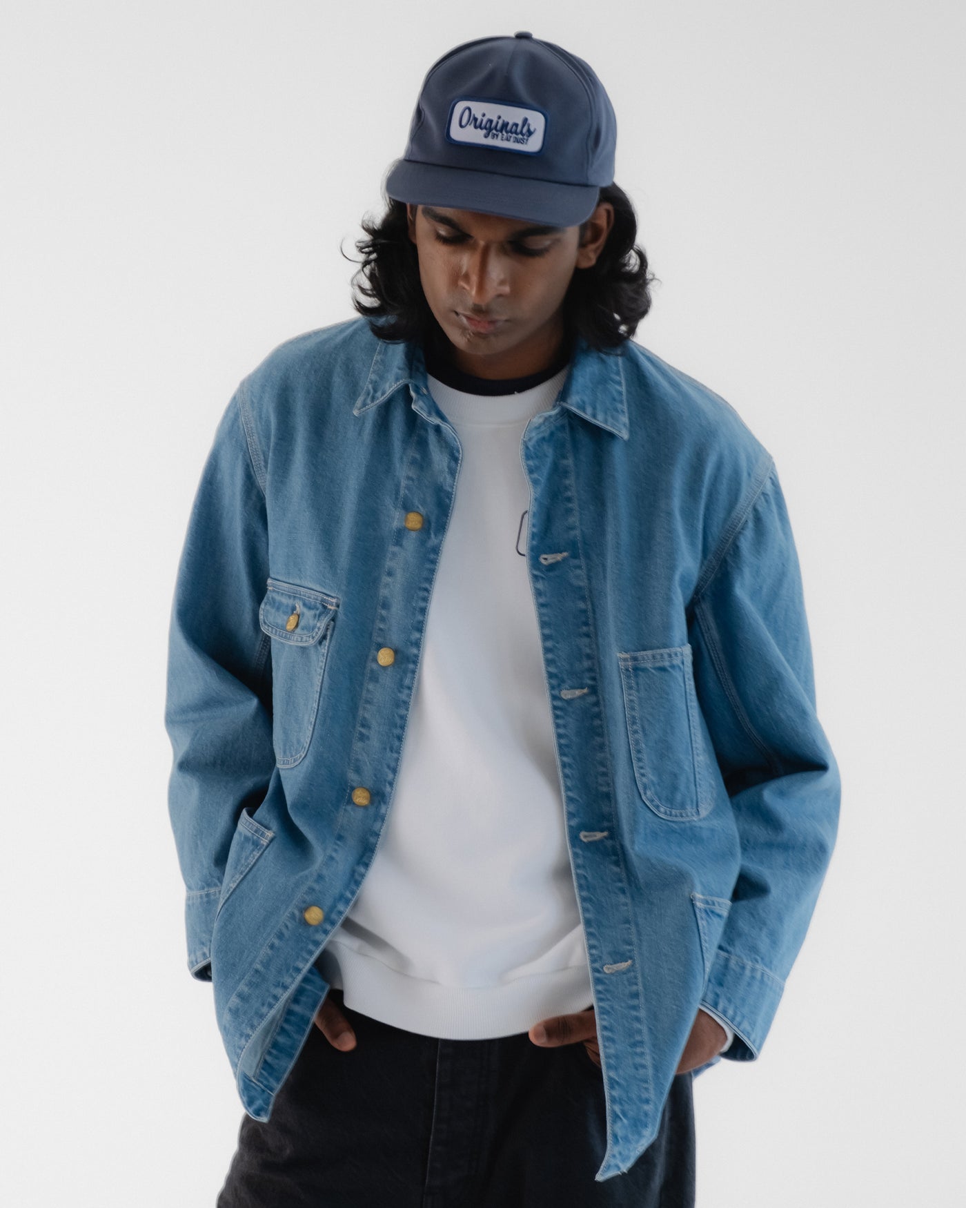 Alcatraz Jacket Salt Lake Denim Bleached Blue