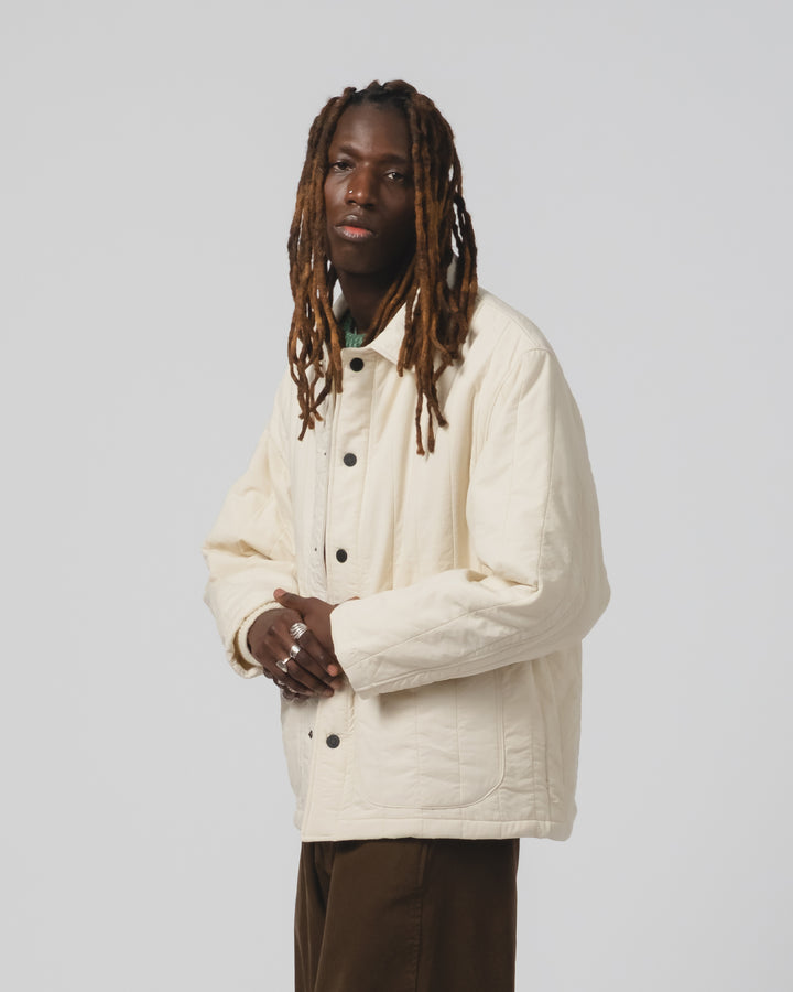 Sonora Jacket Quilted Cotton Ecru
