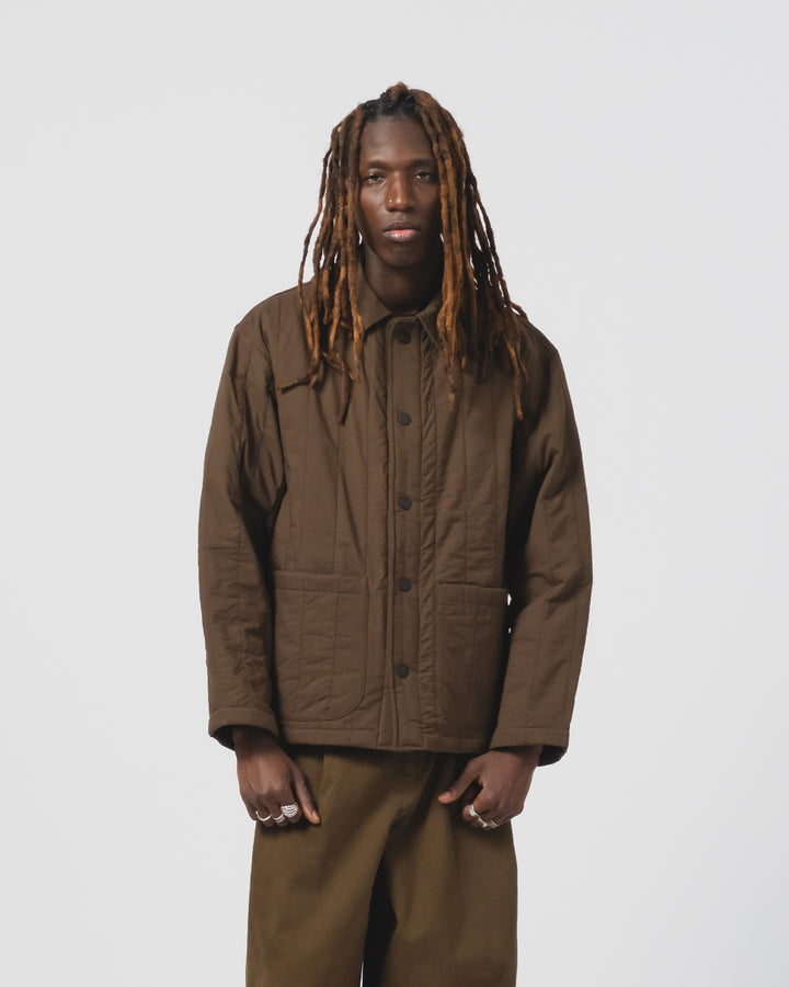 Sonora Jacket Quilted Cotton Java Brown