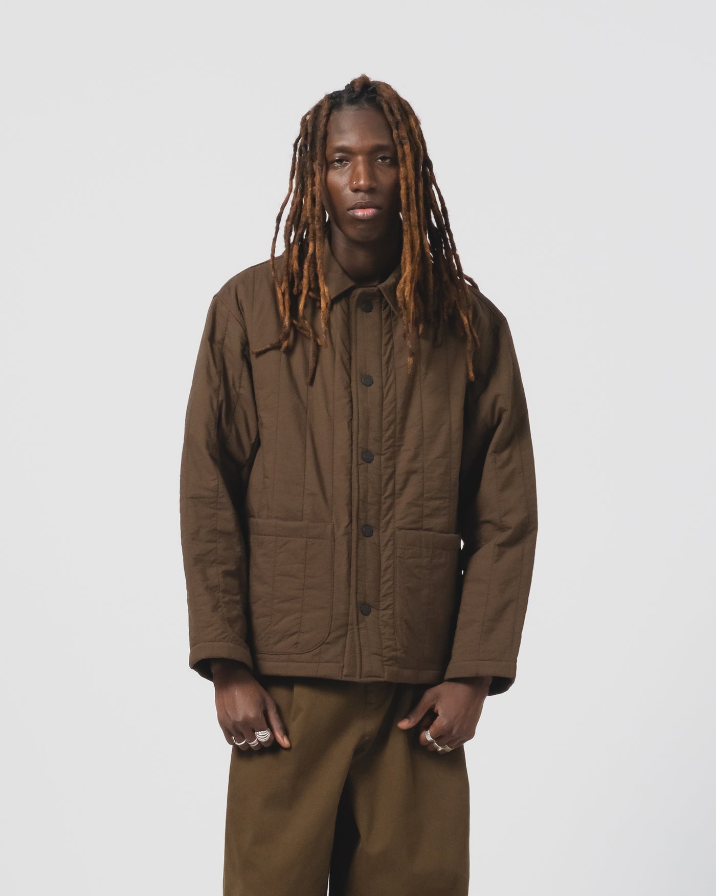 Sonora Jacket Quilted Cotton Java Brown