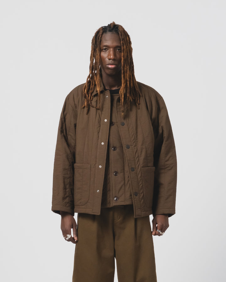 Sonora Jacket Quilted Cotton Java Brown