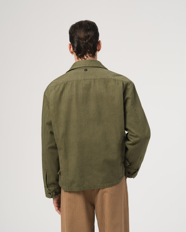Union Jacket Desire Herringbone Twill Avocado