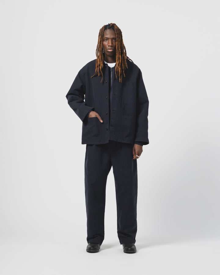 コーチジャケット ネブラスカ コットン インクト ブルー