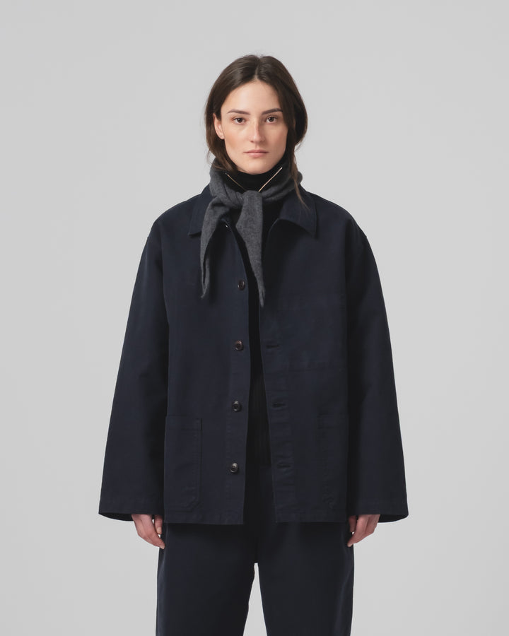 コーチジャケット ネブラスカ コットン インクト ブルー