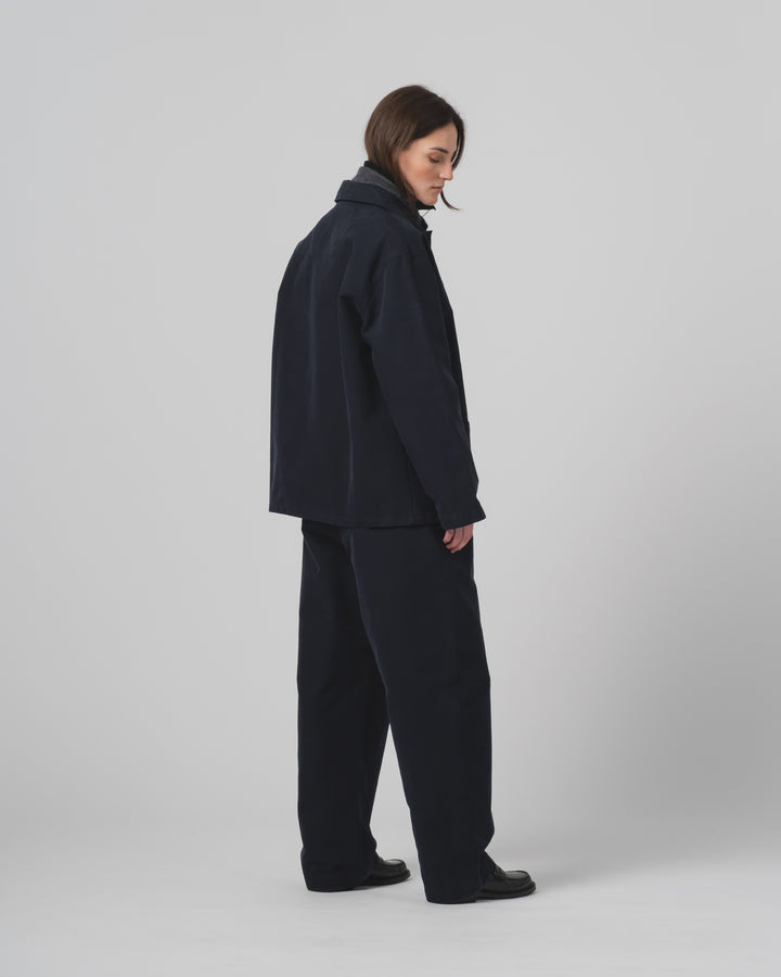 コーチジャケット ネブラスカ コットン インクト ブルー