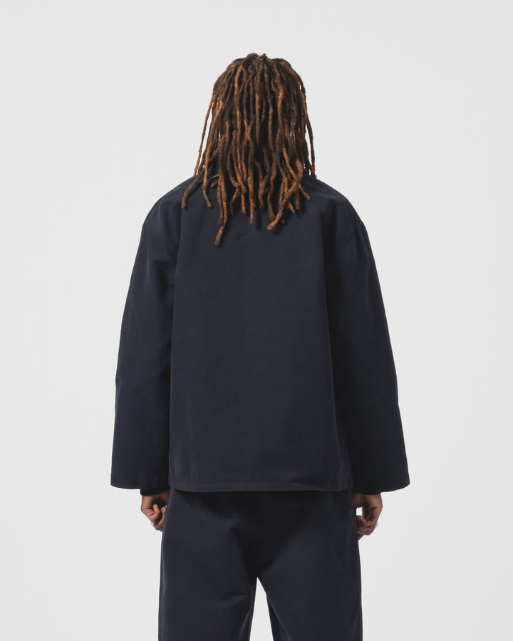 コーチジャケット ネブラスカ コットン インクト ブルー