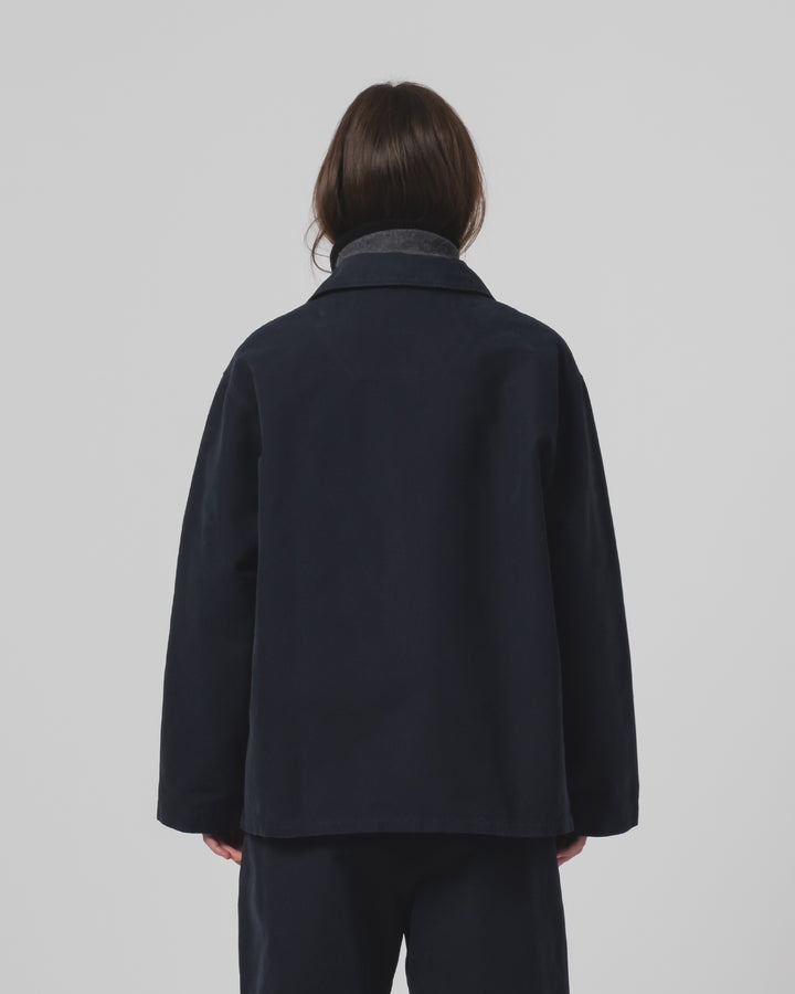 コーチジャケット ネブラスカ コットン インクト ブルー