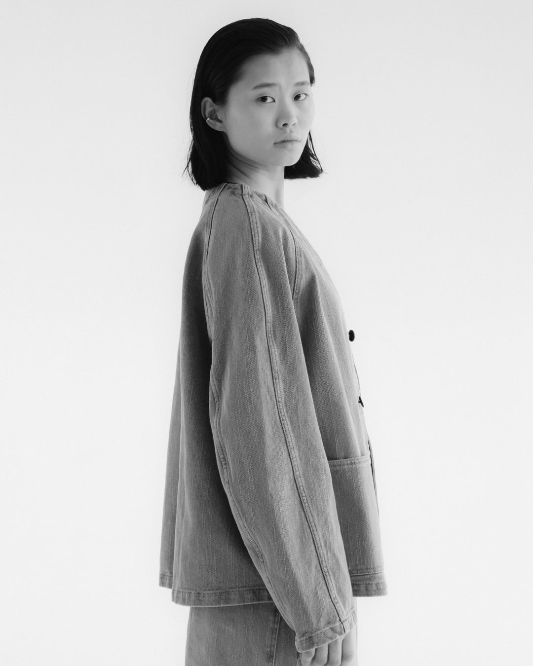 Loco Jacket Obi Cotton Dark Olive