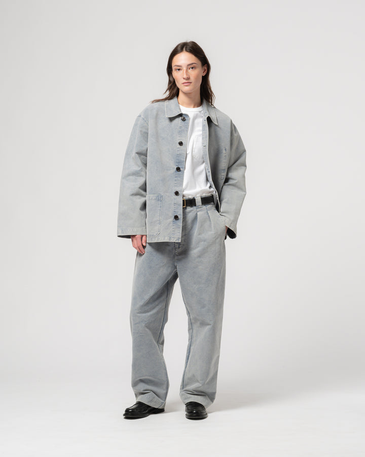 Coach Jacket Nebraska Cotton Coastal Blue