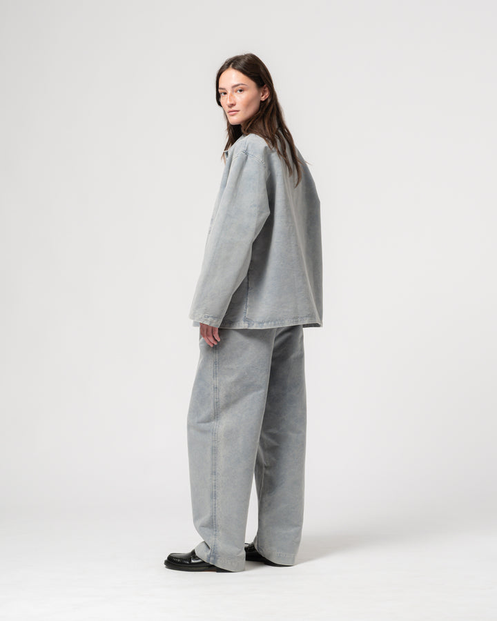 Coach Jacket Nebraska Cotton Coastal Blue