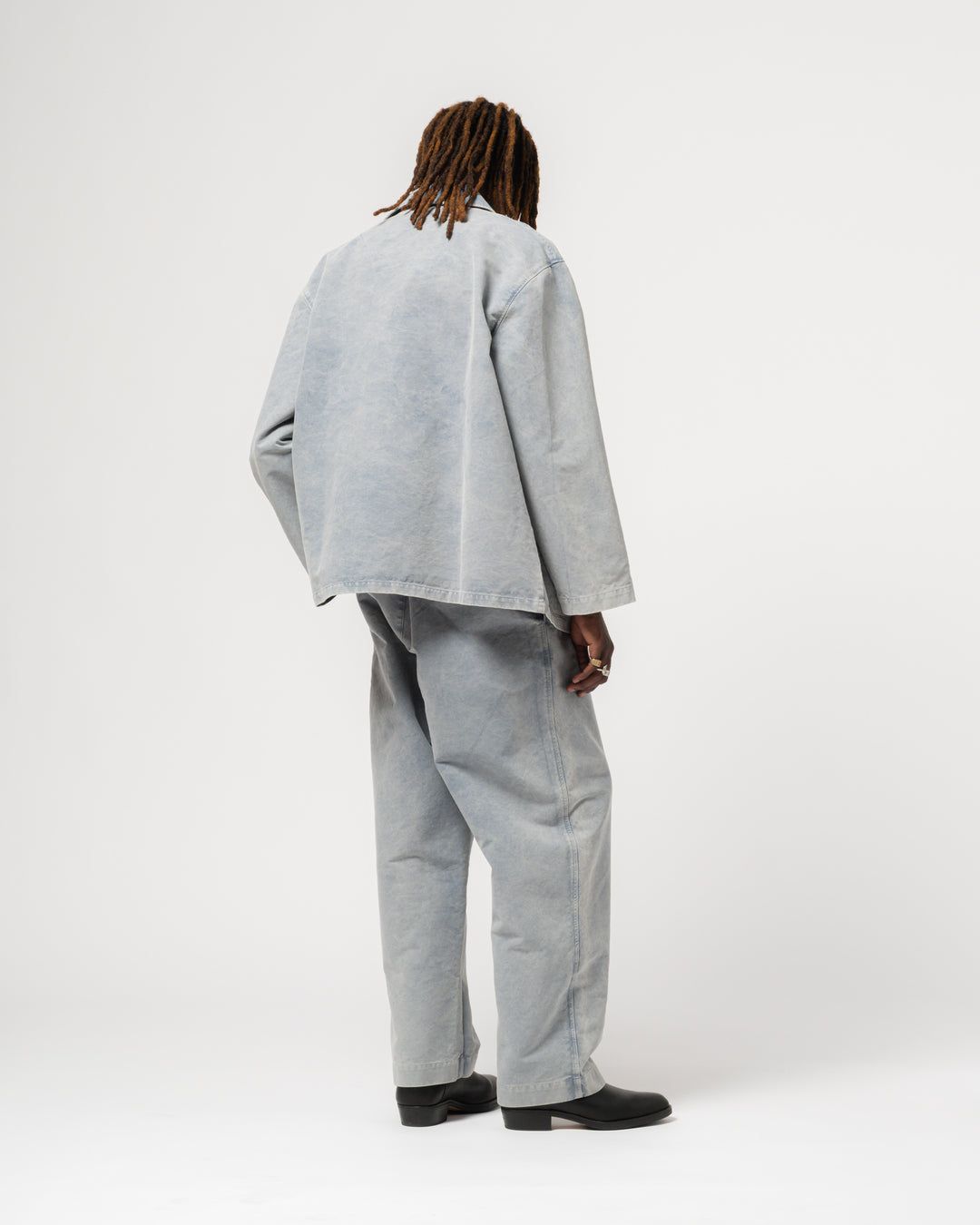 Coach Jacket Nebraska Cotton Coastal Blue