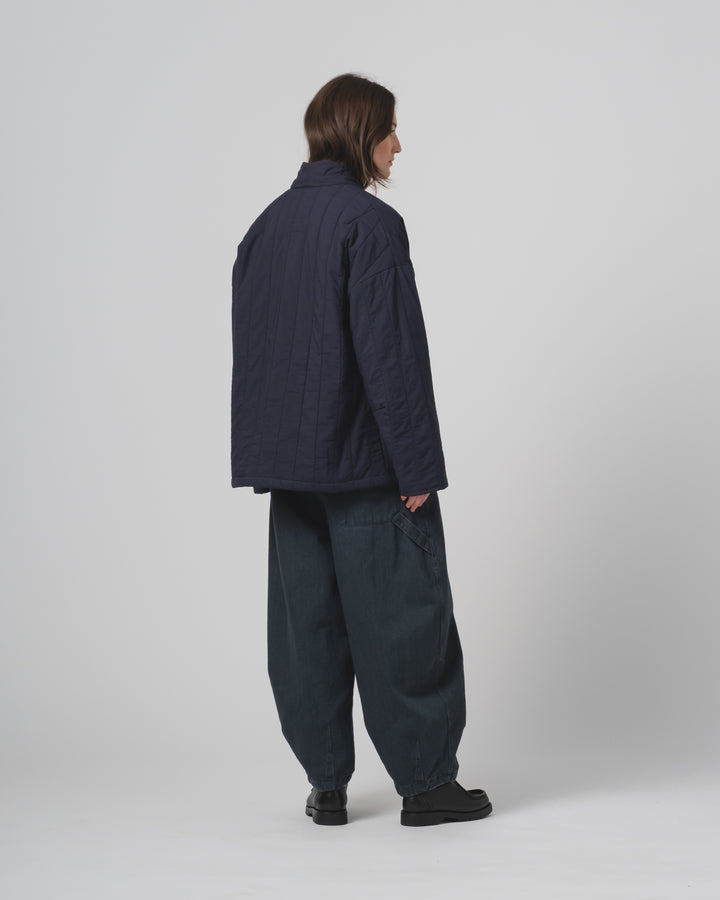 江戸ジャケット キルティングコットン インク