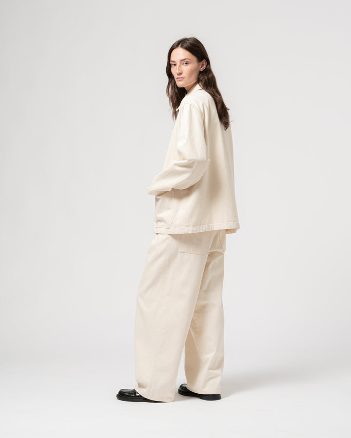 Temple Jacket Ecru Denim Ecru