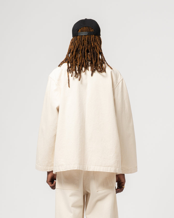 Temple Jacket Ecru Denim Ecru