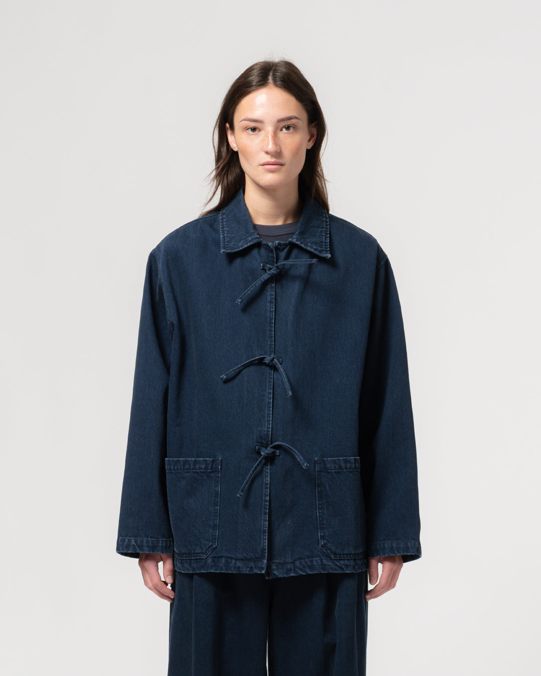 Temple Jacket Enigma Denim Blue