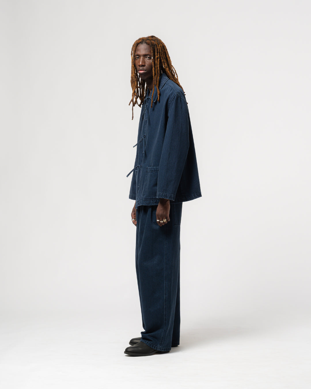 Temple Jacket Enigma Denim Blue