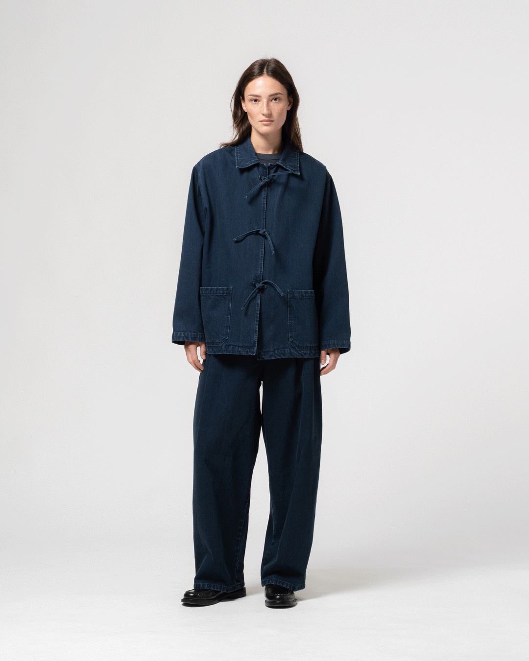 Temple Jacket Enigma Denim Blue