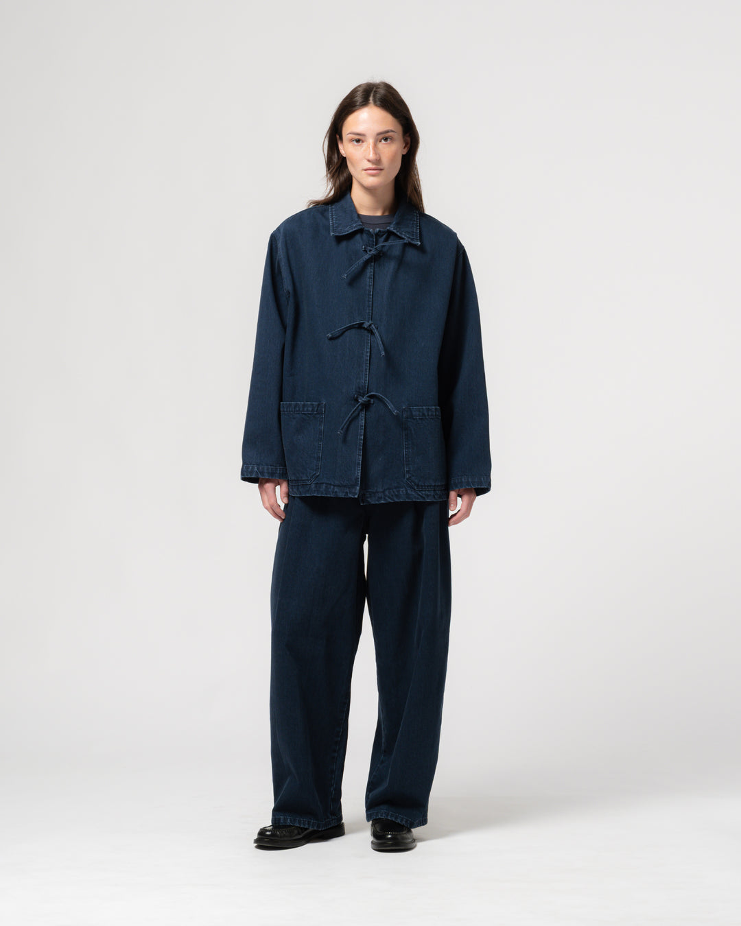 Temple Jacket Enigma Denim Blue