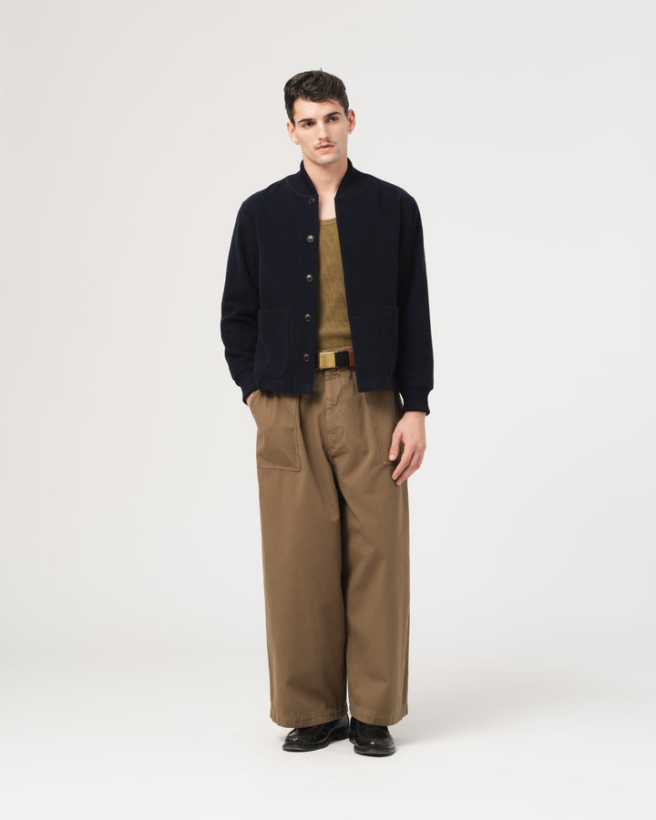 Officer Cardigan Pachuca Wool Navy
