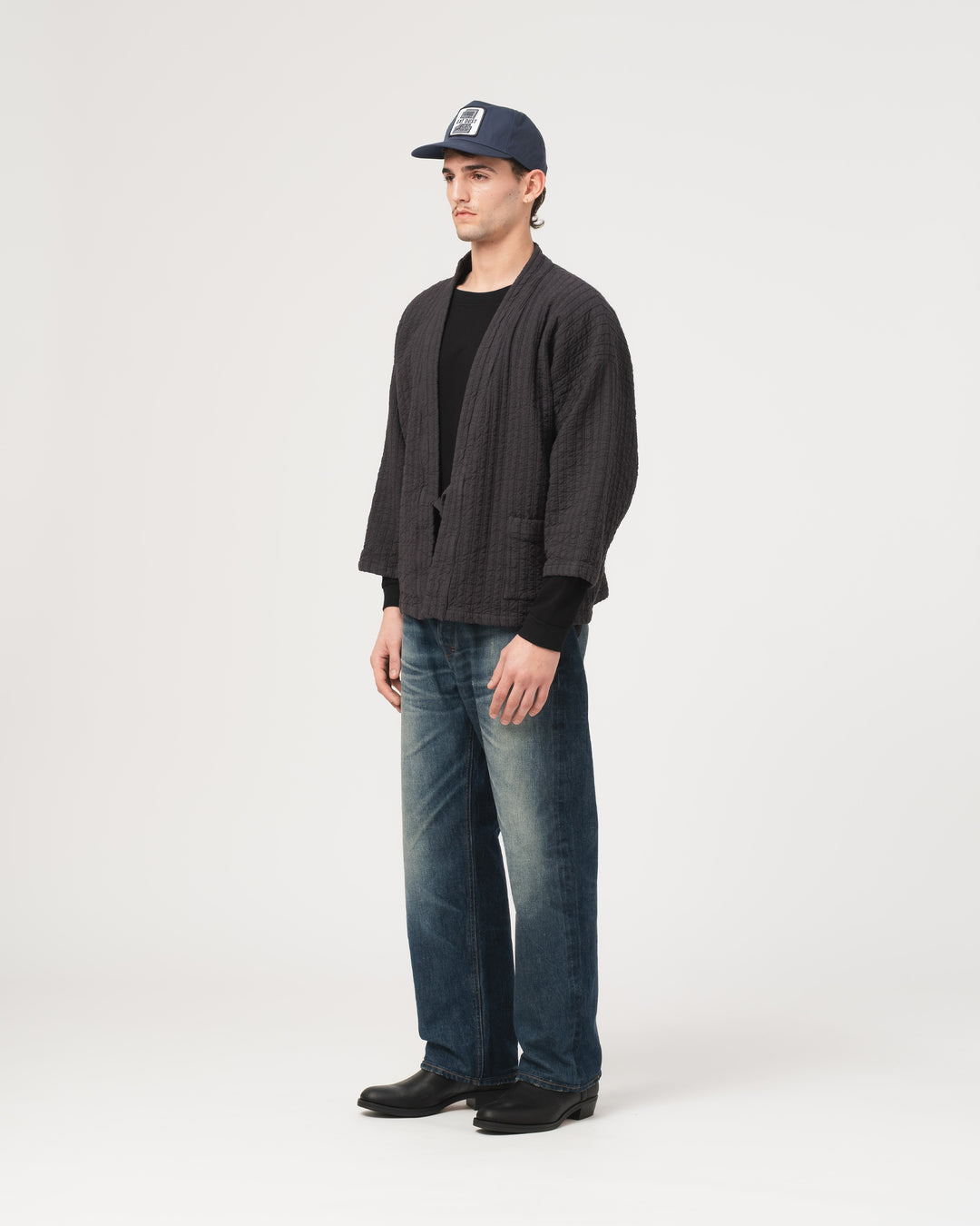 Shogun Kimono Dutton Jacquard Asphalt