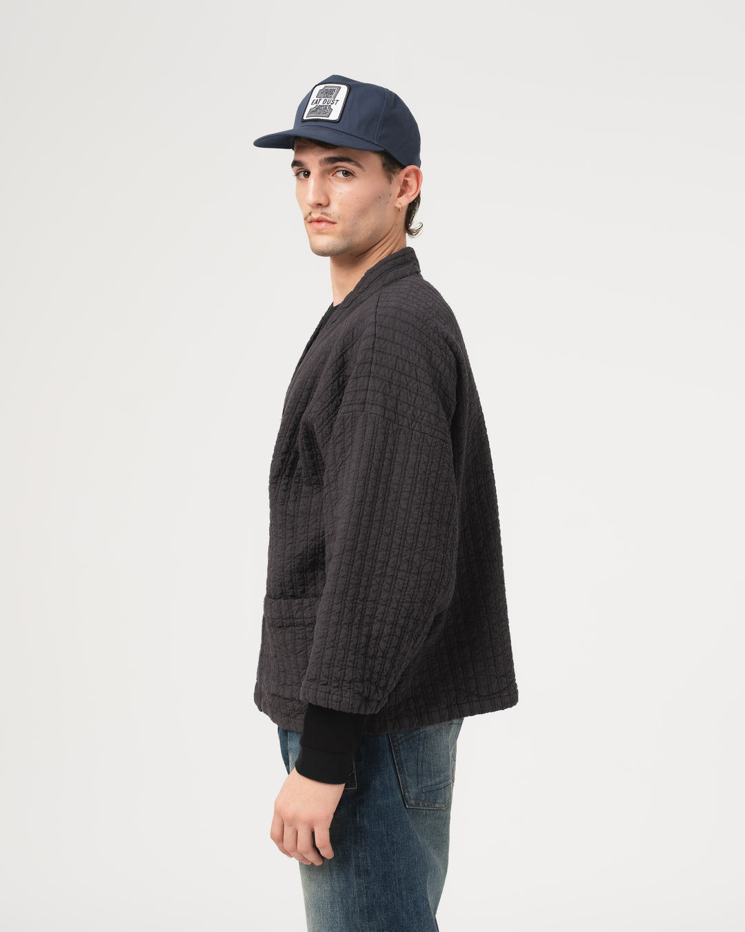Shogun Kimono Dutton Jacquard Asphalt