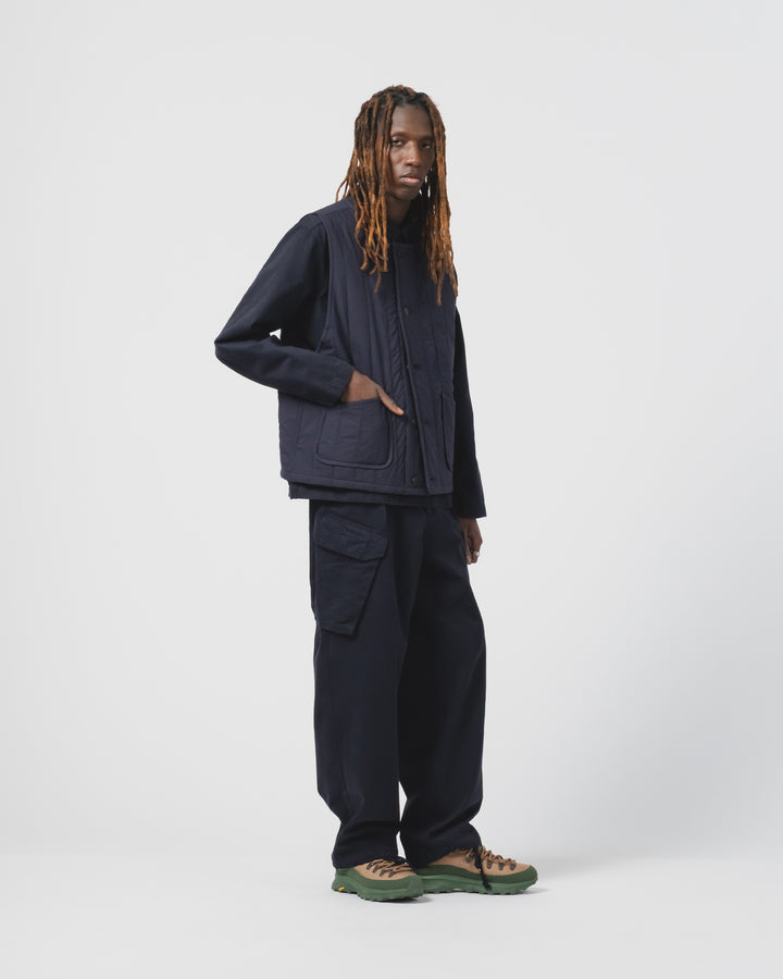 Barrage Vest Quilted Cotton Inkt