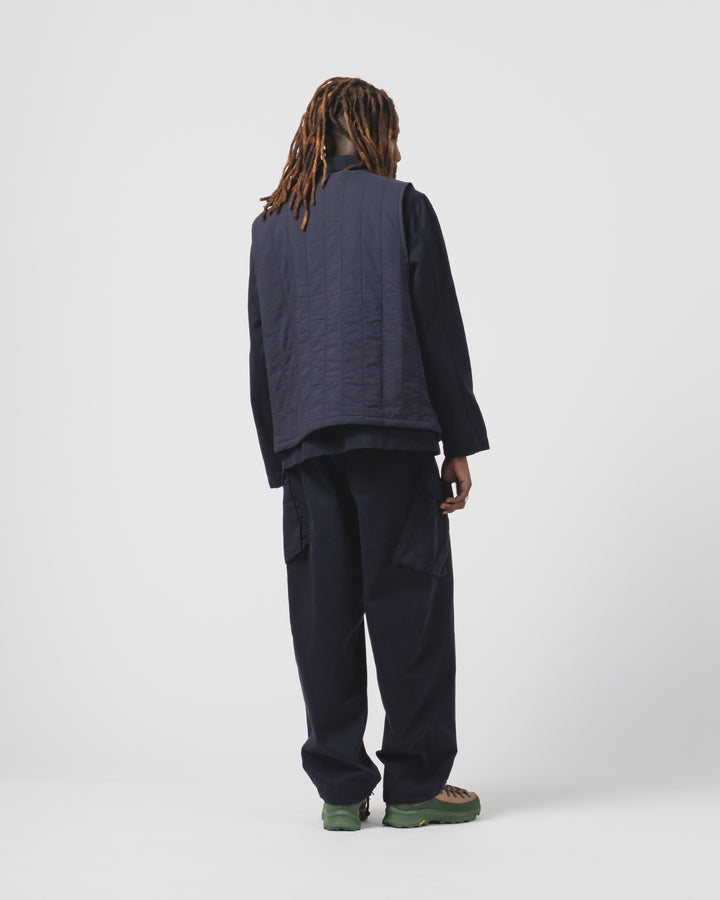 Barrage Vest Quilted Cotton Inkt