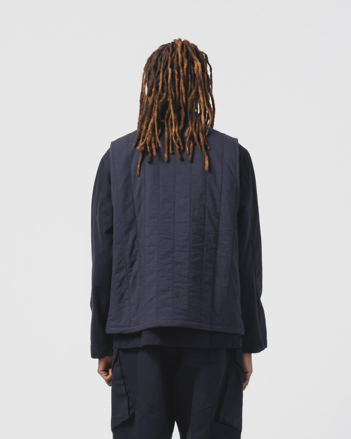 Barrage Vest Quilted Cotton Inkt