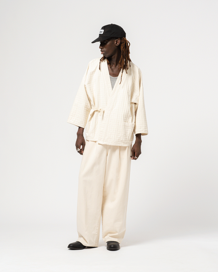 Shogun Kimono Sashiko Cotton Wheat