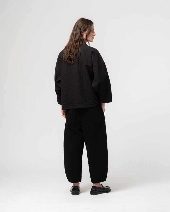 Shogun Kimono Sashiko Cotton Black