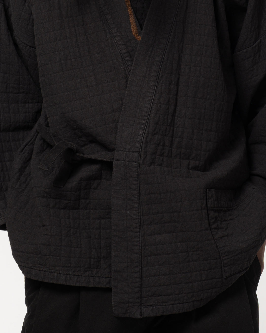 Shogun Kimono Sashiko Cotton Black