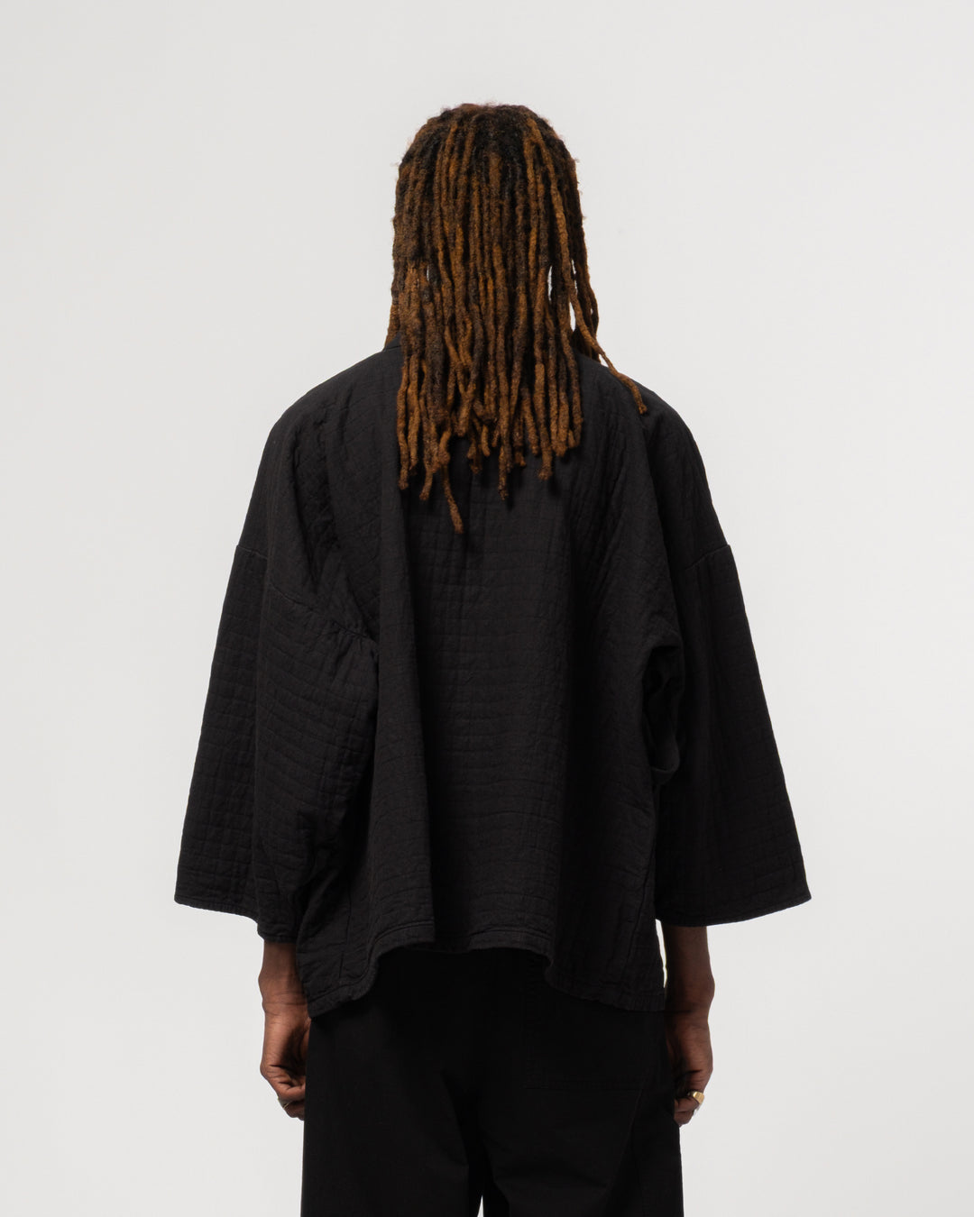 Shogun Kimono Sashiko Cotton Black