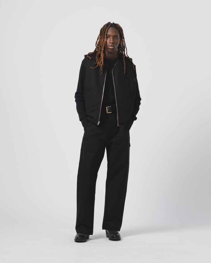 Deck Vest Nebraska Cotton Black