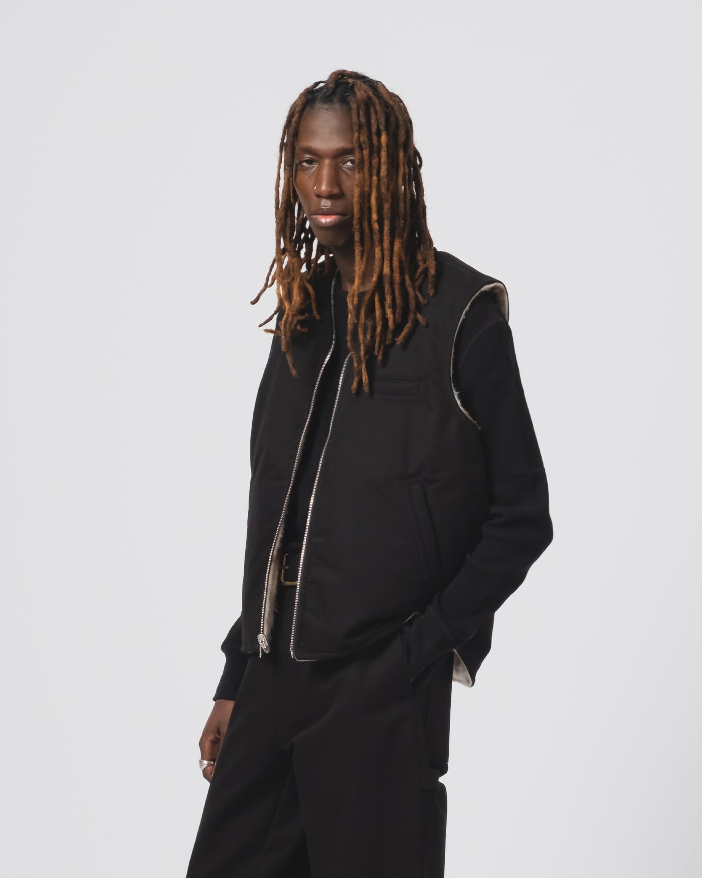 Deck Vest Nebraska Cotton Black