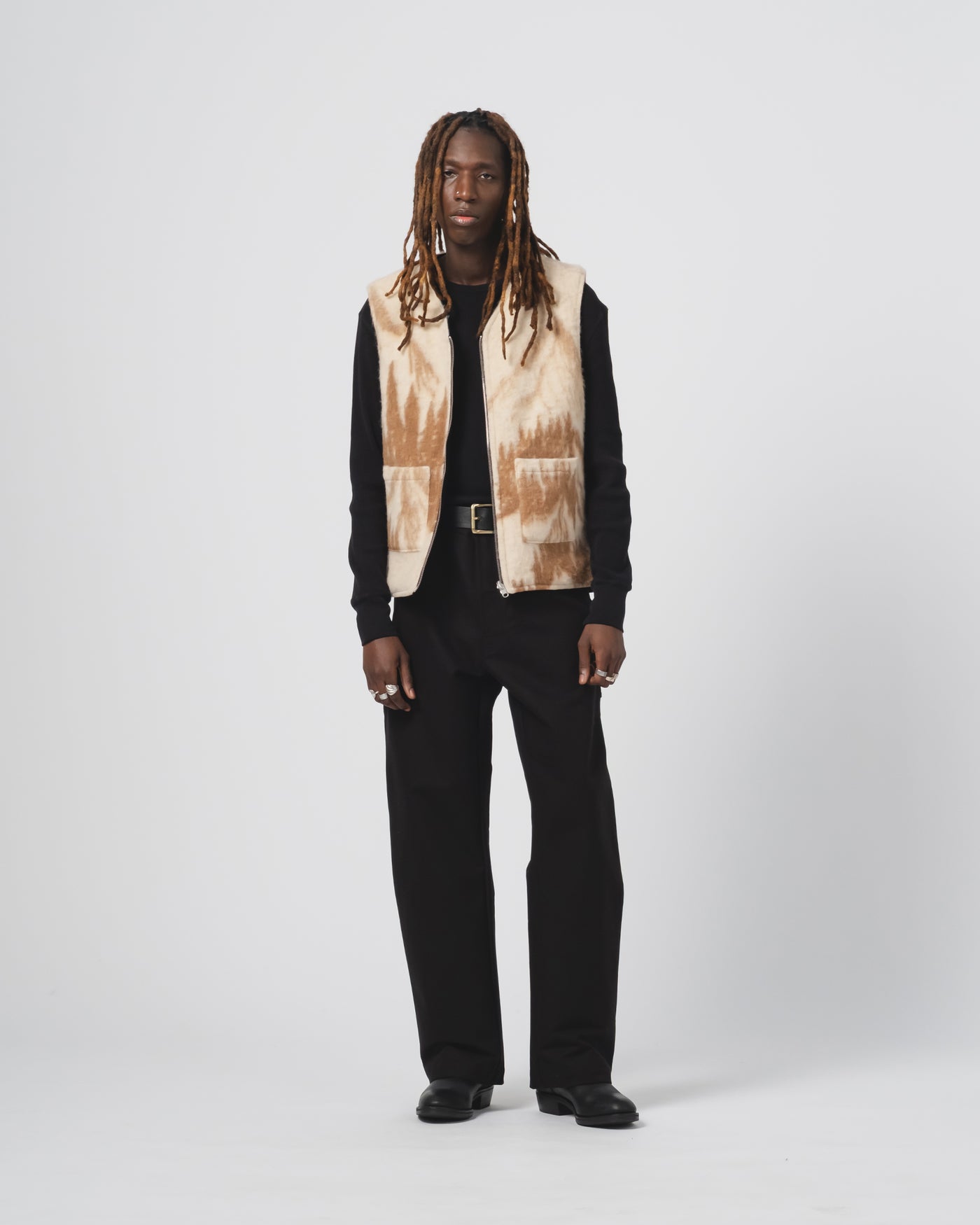 Deck Vest Nebraska Cotton Black
