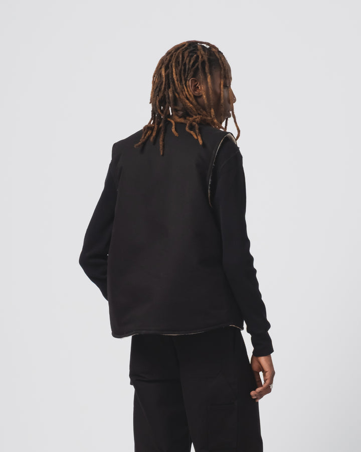 Deck Vest Nebraska Cotton Black