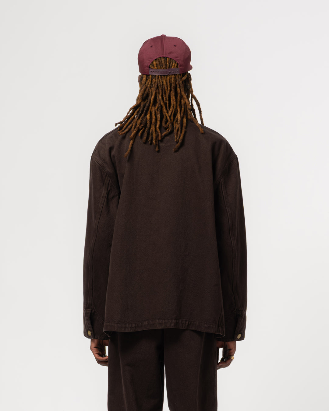 Alcatraz Jacket Color Denim Coffee Brown