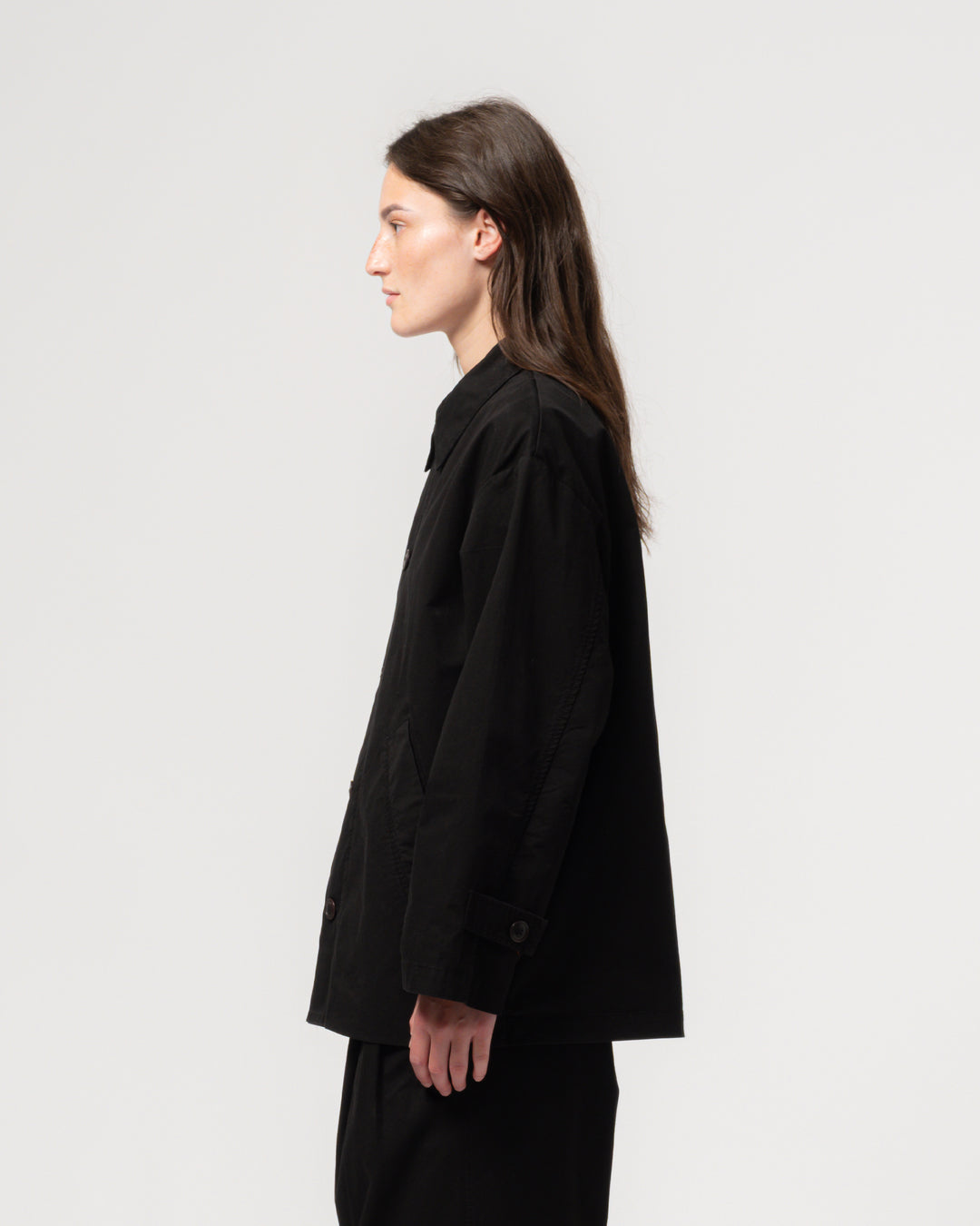 Sunrise Jacket Crispy Cotton Black