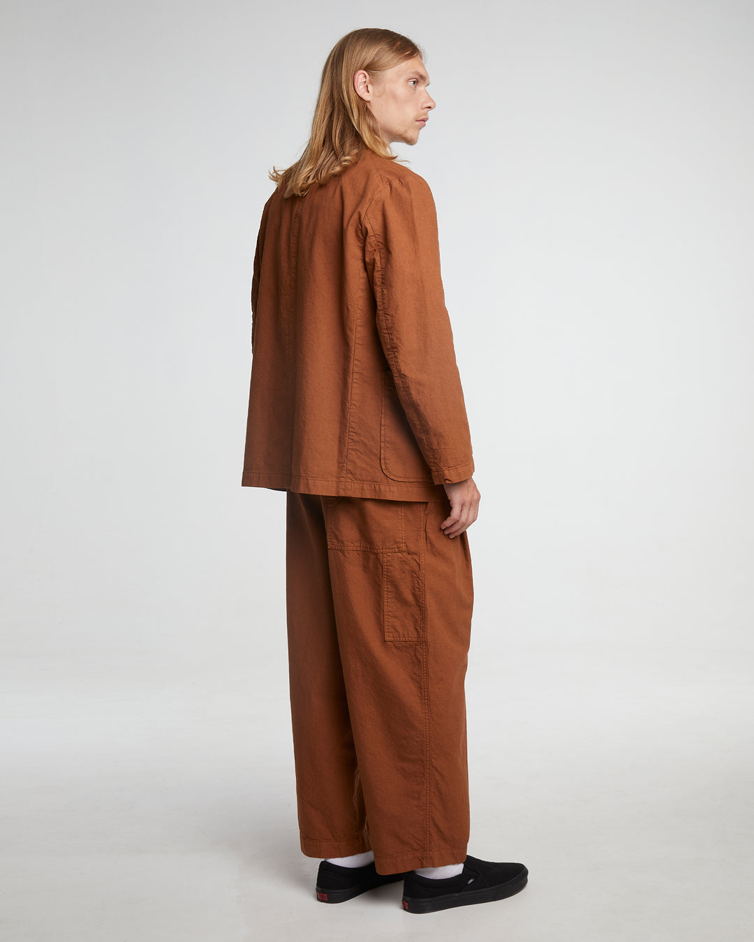 Blazer Cotton Linen Chipmunk