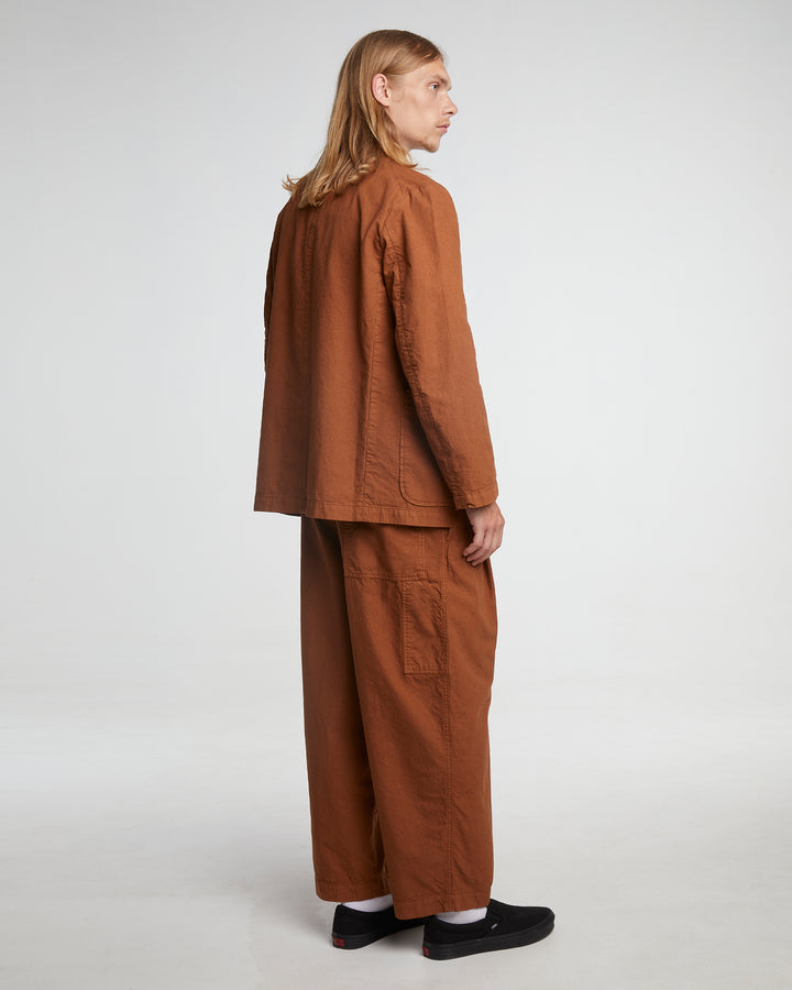 Blazer Cotton Linen Chipmunk