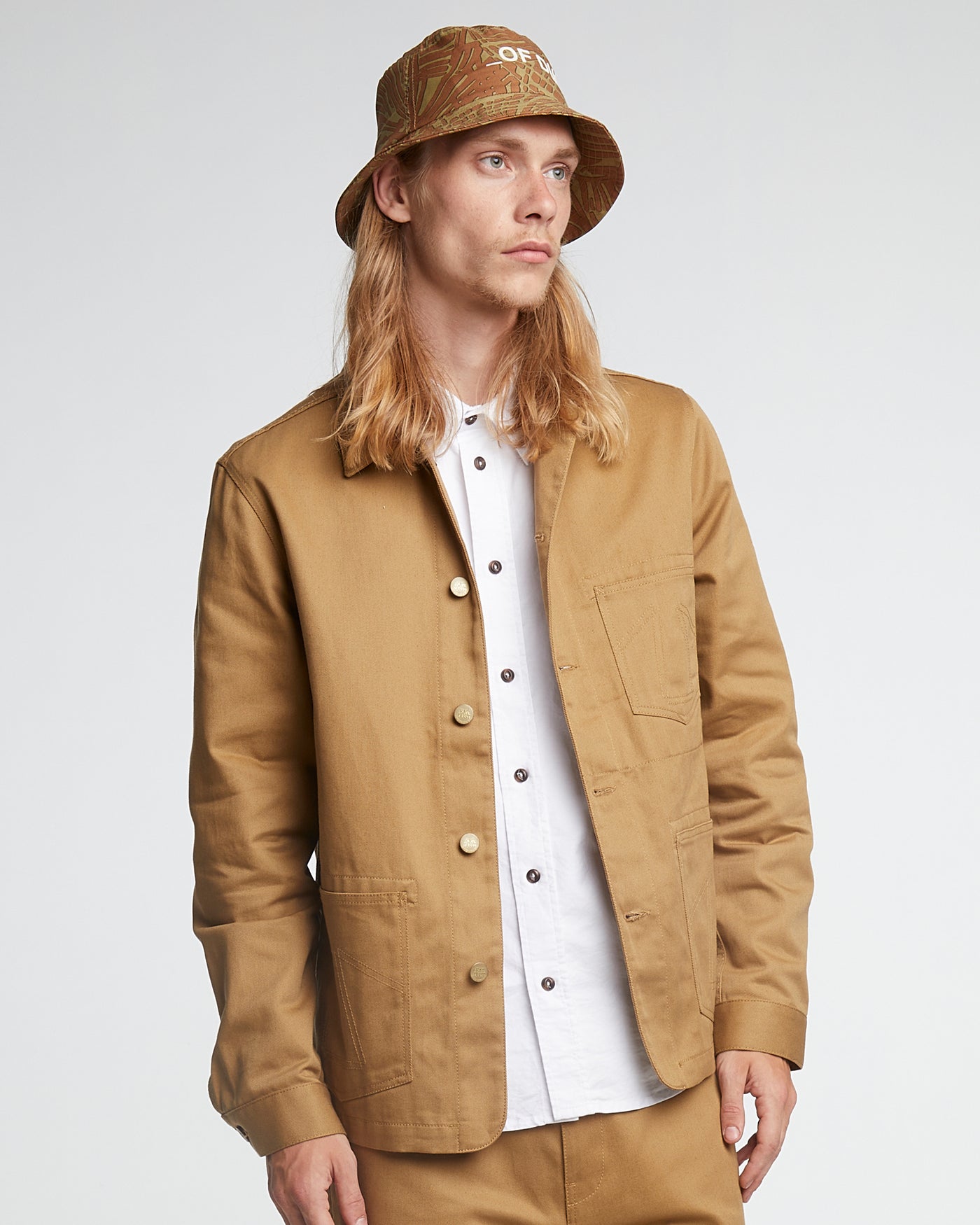 Chore Jacket Garage Cotton Sand